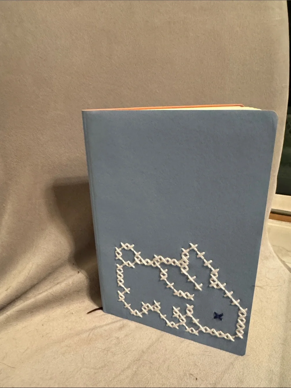 Handmade Cross Stitch Journal 8” x 6”